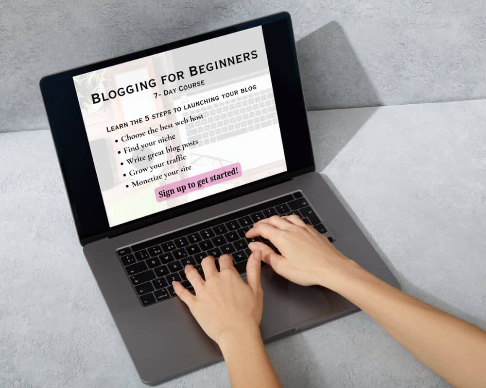 free beginner bloggers course